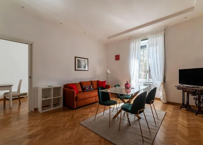 Lägenhet Guesthost - Bright X4 Along The Tevere! *